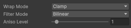 Texture Import Settings の例